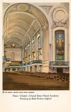 United States Naval Academy Chapel Interior, Annapolis, Maryland, VG --POSTCARD