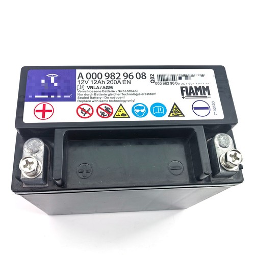 A0009829608 12V 12Ah 200A Auxiliary Aux Battery For Mercedes Benz W222 W212 - Picture 3 of 9
