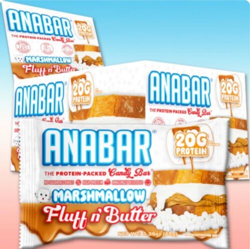 Anabar Protein Bar, 20 Grams of Protein, 12 Bars, Marshmallow Fluff N' Butter - Picture 4 of 5