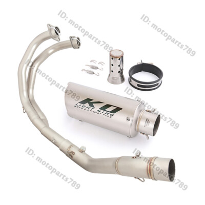 Header System Exhaust Front Link Pipe For Yamaha YZF R3 R25 MT03 MT25 2016-2023