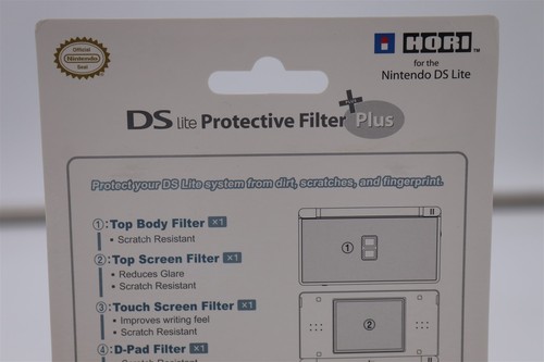 Nintendo DS Lite Protective Filter Plus HORI NEW - SEALED - - Picture 5 of 6