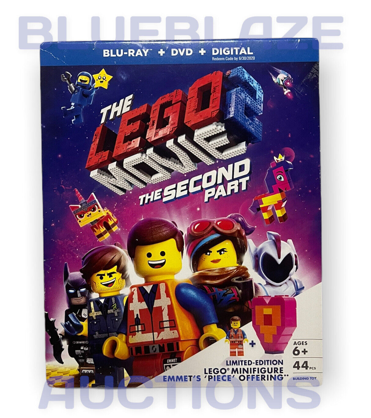 hver for sig nægte Stue The Lego Movie 2: The Second Part: Blu-ray-DVD Minifigure NEW! QUICK  SHIPPING! | eBay