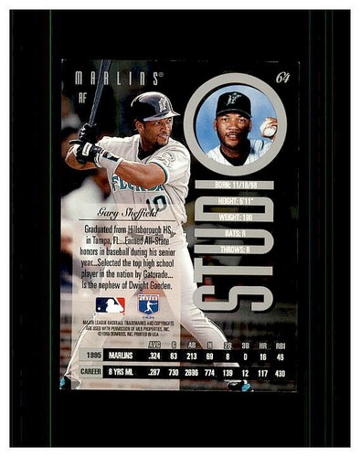 GARY SHEFFIELD YOU PICK SEE SCANS OF EVERY CARD 100,S OF JUST SHEFFIELD,S - Picture 37 of 435