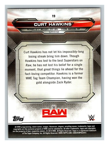 2019 Topps WWE RAW w/ Hometown Heroes & Bronze - Pick One - Fill Your Set - Picture 39 of 383