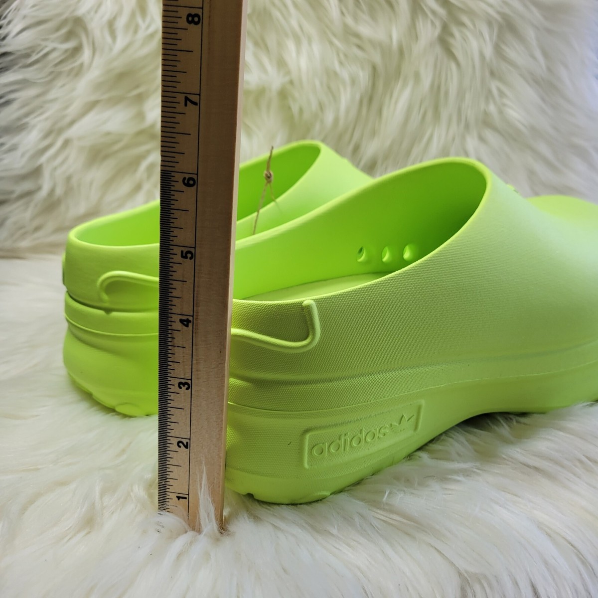 Adidas Womens AdiFom Stan Smith Mule Lucid Lemon Size 10 NWT