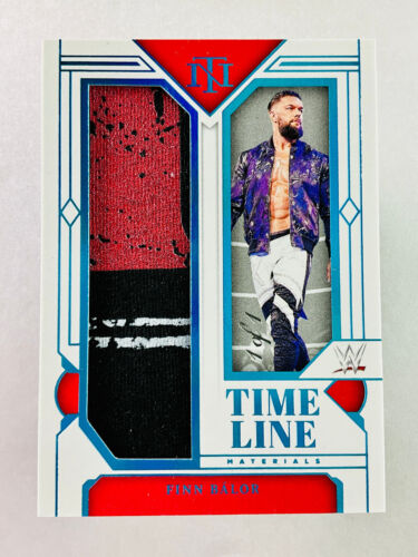 2024 National Treasures WWE Finn Balor Time Line Patch Platinum 1/1