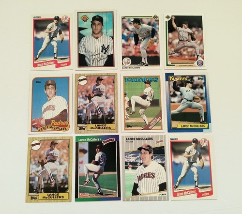 Yankees Padres Tigers Lot 1987 Topps Lance McCullers 559 2nd Year Card 1990 Ud - Picture 12 of 12