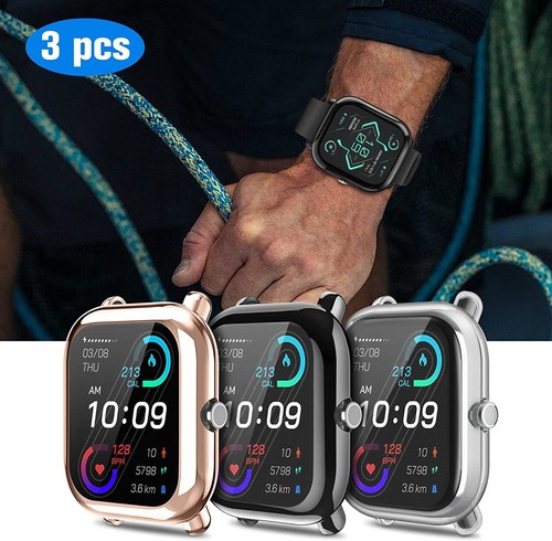 【3 Packungen】Displayschutz Hülle für Amazfit GTS 2 Mini/Bip U Pro TPU Bumper Cover - Bild 6 von 8