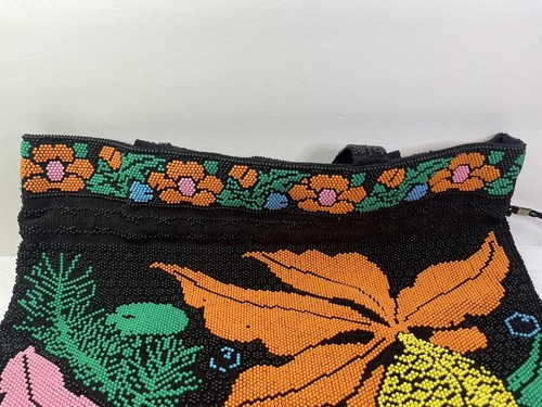 Borsa Pesce Koi Perline Vintage Bellissimi Colori Da Vedere - Foto 8 di 14