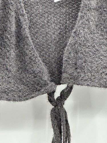 NWT Hollister Cardigan Sweater Womens Extra Small Open Knit Crop Fleece - Picture 3 of 7