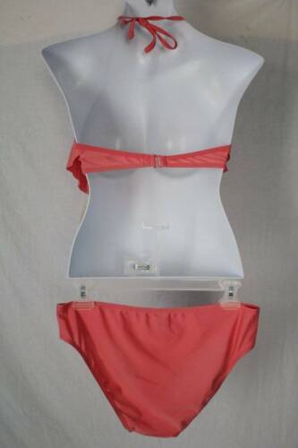 NEW Womens 2 piece Bikini Swimsuit Set Size Large Pink Ladies Bathing Suit Pool - Picture 2 of 2