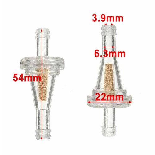 Good Motorcycle Copper Core Gasoline Filter Universal Petrol Inline Fuel Fil # - Picture 2 of 10