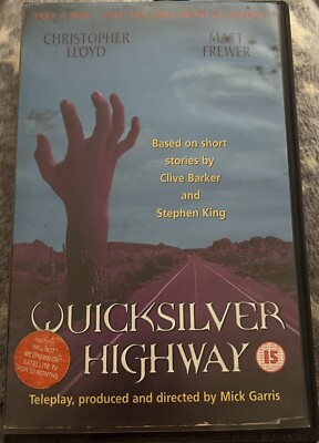 QUICKSILVER HIGHWAY VIDEO VHS RARE HORROR STORIES CHRISTOPHER LLOYD STEPHEN KING