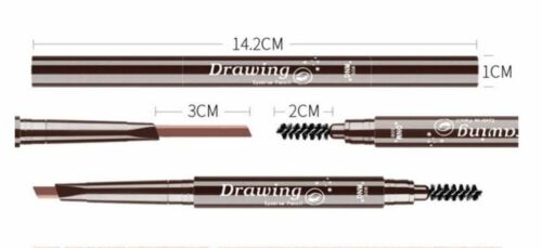 Eyesbrow Retractable Eyebrow Pencil + Waterproof Drawing Rotary Brush - Picture 8 of 17