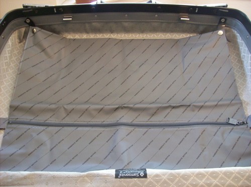 Vtg 1987 Samsonite Hard Sided Roller Suitcase 28x21 Silhouette 4 Dark Gray. Keys - Picture 7 of 11