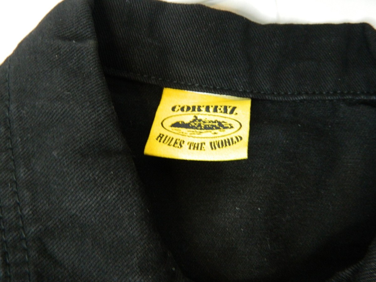 BRAND NEW CORTEIZ Men's Black Denim Jacket Size Large | eBay