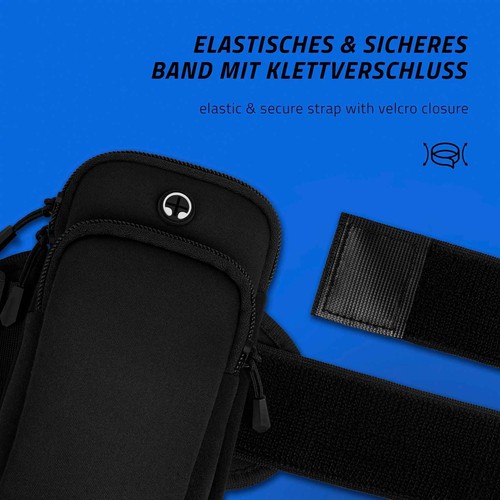 Sports Armband For Cat S40 Sports Case Mobile Phone Bag Arm Bag Sports Band J... - Picture 8 of 10