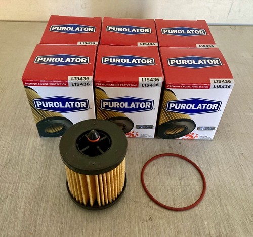 (6-PK) Purolator L15436 Oil Filter CASE fits CH9018 P3244 PF2244G 57082 V5436