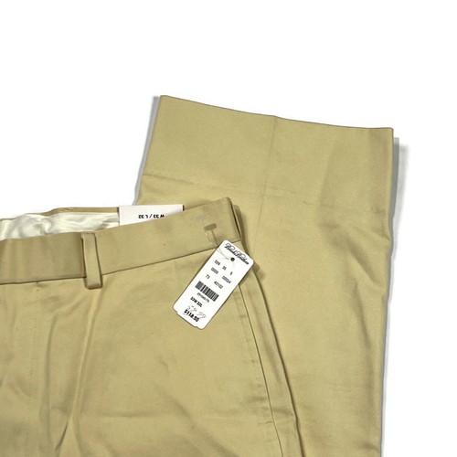 Brooks Brothers Pants Mens 33 x 32 Yellow Cotton New NWT Trousers Chino Dress - Picture 3 of 9