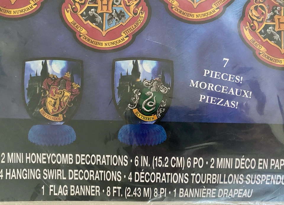 Harry Potter Fiesta Cumpleaños Lote Decoraciones Favores Gafas Banner Platos Pastel Foto 4 de 4