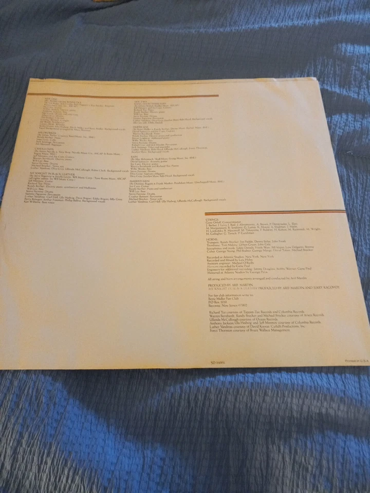 Bette Midler - бедра и шепот виниловая пластинка LP альбом 1979 Atlantic SD 16004 - Изображение 4 из 4