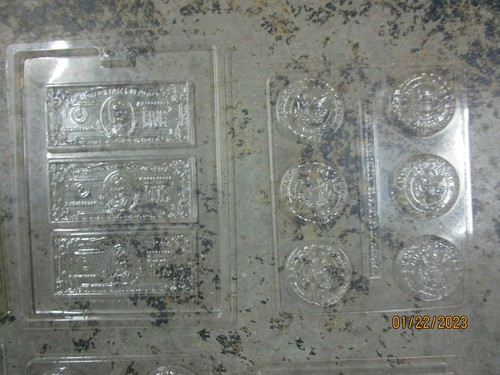 12 Plastic Candy Chocolate Money Molds East Coast Apollo & More Lot 9 - Picture 6 of 9
