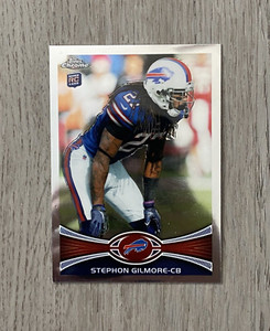 2012 NFL Topps Chrome | Stephon Gilmore RC | #26 | Buffalo Bills