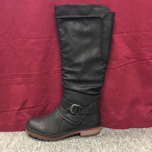 Neu Wanderlust T20664 Fiona 3 kniehohe Damenstiefel schwarz Größe 8,5 W - Bild 1 von 9