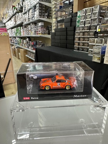 PORSCHE 911 930 TURBO REAR TAIL OPENS JAGERMEISTER BLACK BIRD 1/64 BY MASTER