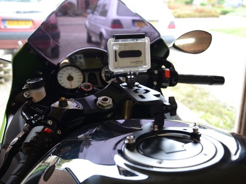 Adjustable Camera GPS Mount - KAWASAKI Ninja ZX11 ZX14 ZZR1100 ZZR1200 ZZR1400 - Picture 8 of 8