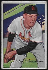 1952 Bowman #14 Cliff Chambers St Louis Cardinals-Nice