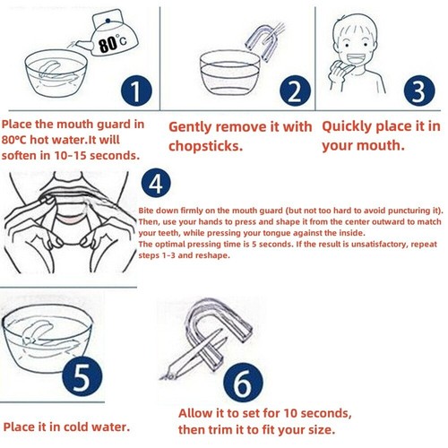 Anti Snore Mouthpiece Mouth Guard Stop Snoring Grinding Sleep Aid Mouthguard - Picture 11 of 14