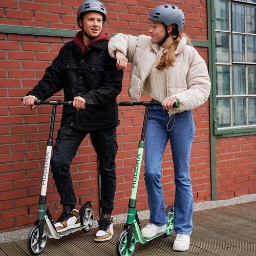 HUDORA Kick-Scooter Tretroller BigWheel® 205 Advanced pine klapbar bis 100 kg - Bild 2 von 7