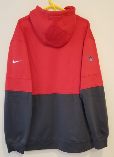 KANSAS CITY CHIEFS NFL NIKE Sideline Impact Lockup Performance Hoodie Men's 3XL - Picture 2 of 8