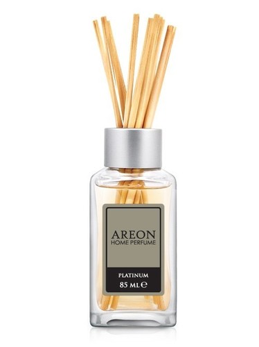 Areon Home Luxury Perfume Reed Diffuser + 10 Rattan Reeds, Platinum Scent - Picture 2 of 3