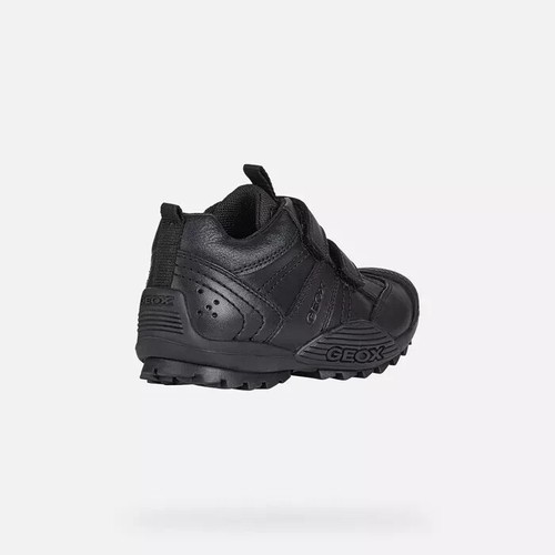 GEOX J SAVAGE A Boys Leather Tough Sporty School Shoes with Toe Bumper - Picture 7 of 8