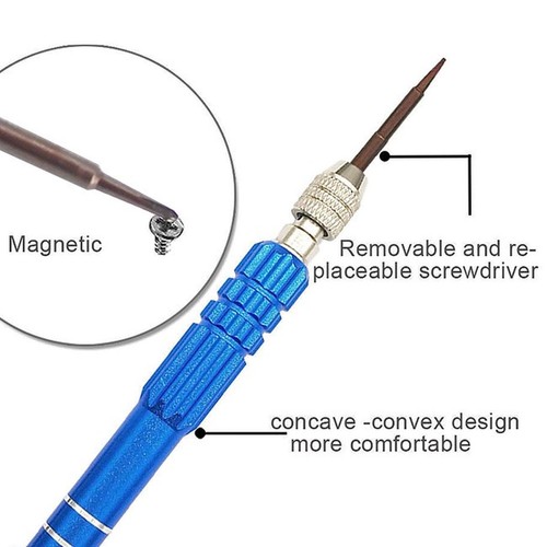 Kit De Réparation Pour Démonter Smartphone Et Tablette Avec 6 Embouts Et Pince - Photo 3 sur 3