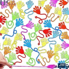 48 Pack Sticky Hands Toys Party Favors Non Toxic Fun Stretchy Entertainment New