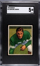1950 Bowman  #4 Jonathan Jenkins (RC) SGC 5