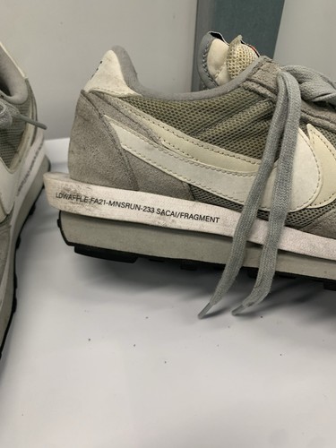 Nike LD Waffle Light Smoke Grey Fragment × Sacai DH2684-001 Größe 10,5 Herren - Bild 13 von 18