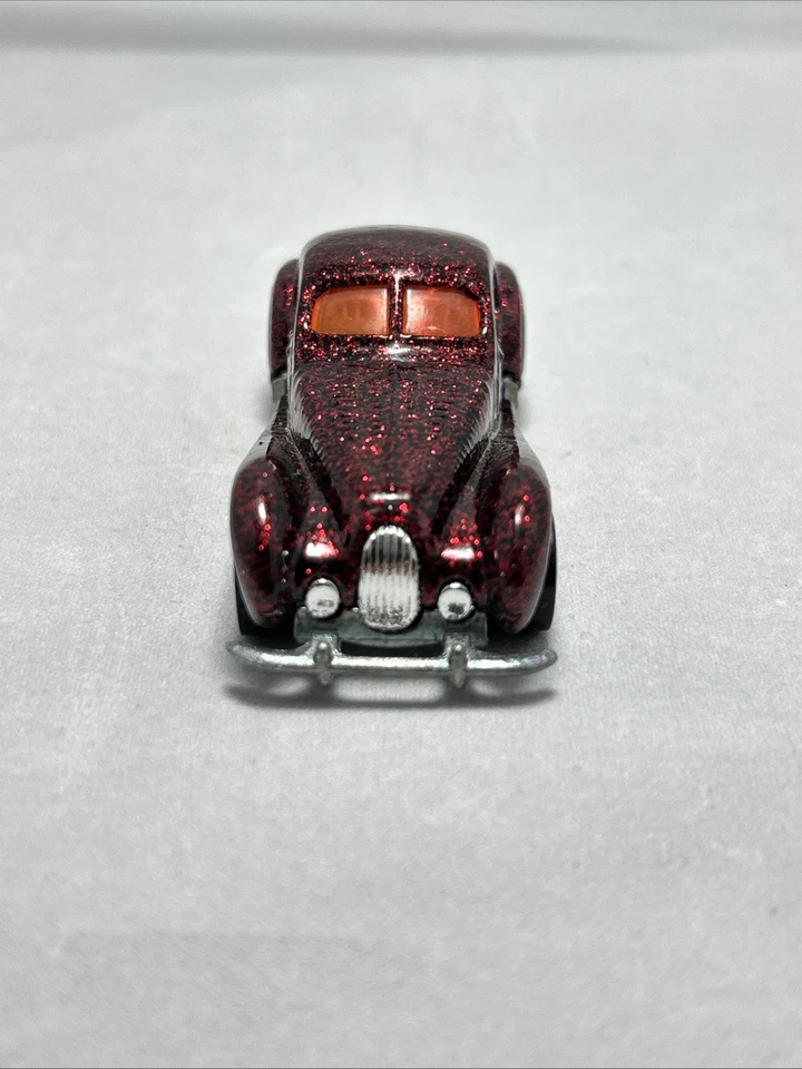 1987 Mattel Hot Wheels Metallic Red Talbot Lago Phantom Whitewall Malaysia Loose - Image 2 of 4