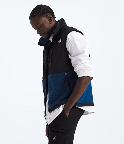 The North Face Mens Retro Denali Vest Navy Blue Fleece Jacket with Zipper XL - Picture 5 of 12