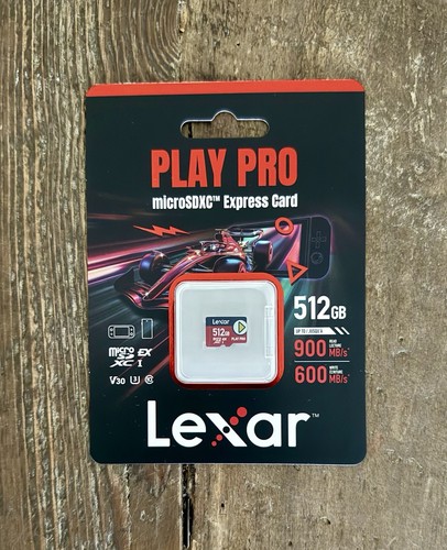 Lexar 512GB PLAY PRO microSDXC Express Card LMSXPS0512G SWITCH 2 | SHIPS TODAY