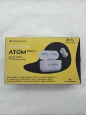 Audien ATOM PRO 2 Wireless Rechargeable OTC Hearing Aids