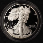 1990-S $1 AMERICAN SILVER PROOF EAGLE - COIN/CAPSULE ONLY - FREE SHIPPING!