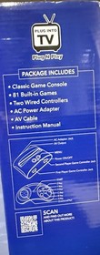 SEGA GENESIS AtGames Classic Game Console 81 Games W/ 2 Controllers TESTED