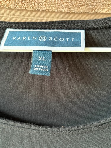 KAREN SCOTT TALLA XL MUJER NAVIDAD PALMERAS/SILLA - Imagen 6 de 6