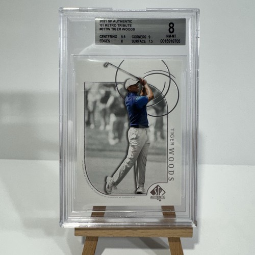 2021 SP Authentic - 2001 Retro Tribute Tiger Woods #01-TW - Bild 2 von 3