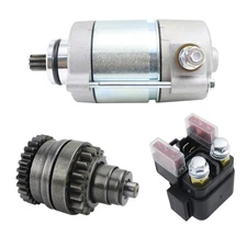 Starter & Bendix & Relay for KTM 250 XC 300 XC 2015-2016 55140001000 410W