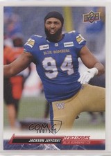 2023 Upper Deck CFL Exclusives /100 Jackson Jeffcoat #76